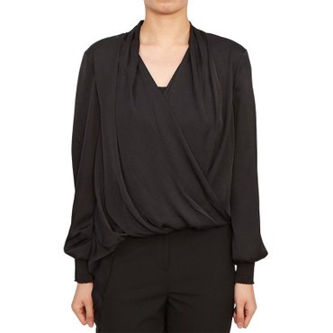 올세인츠 아비 여성 블라우스 WM074Z BLACK