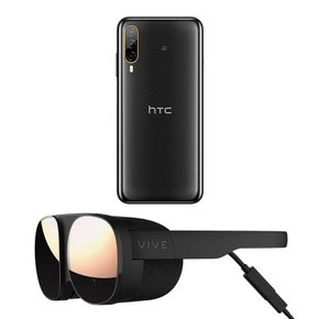 HTC SIM VR 디자이어 22 프로+VIVE 플로우 99HATD007-00 MP022 무료 스마트폰 안경 세트 다크