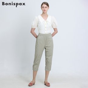 [보니스팍스(Bonispax)] 밑단 반밴드 밴딩 팬츠 (택가격: 99000원)