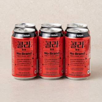 노브랜드 캔콜라 제로 355ml*6