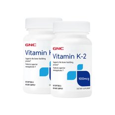 [해외직구] 지앤씨 GNC 비타민 K2 100mcg 60알 X2