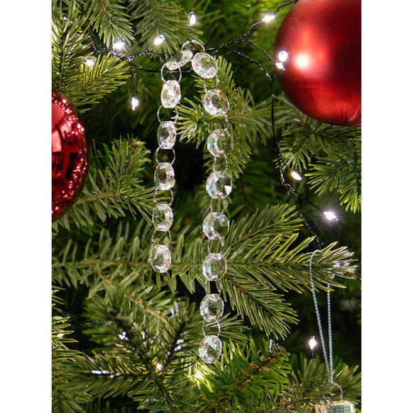 드롭크리스탈 3개세트 투명 유리 크리스마스 고급 오너먼트 트리장식 테마