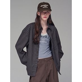신시어 체크 셔츠 BROWN