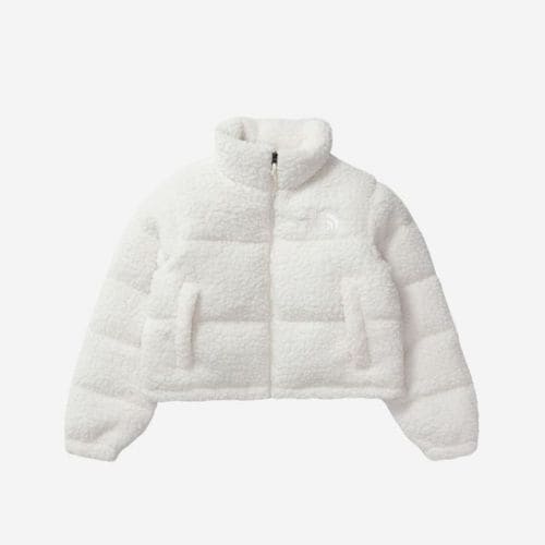 (W) 노스페이스 하이 파일 눕시 자켓 가데니아 화이트 (W) The North Face High Pile Nuptse Jac