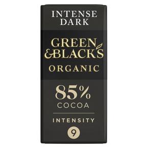 [해외직구] Green & Blacks 그린앤블랙 85% 다크 초콜릿 바 90g 2팩