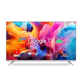 43인치 화이트에디션 FHD TV LED 구글 스마트티비 안드로이드