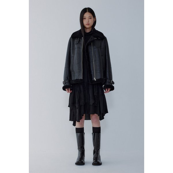 오버사이즈 무스탕 점퍼 7115475908199