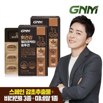 GNM자연의품격 위건강 헬리코박터 솔루션 2박스 / 스페인감초추출물 비타민B ...