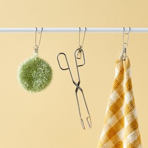 스테인리스스틸 다용도행잉클립10P NEW