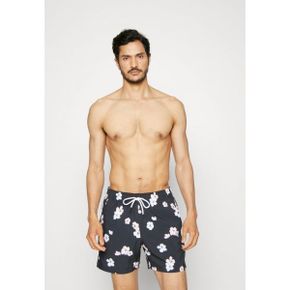 3629870 Hollister Co. SWIM FLORAL - Swimming shorts black