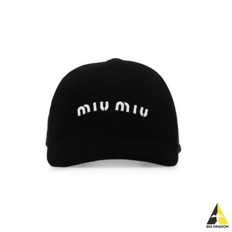 미우미우 MIU 미우미우 24SS 5HC179 068 F0967 (벨벳 베이스볼 캡)