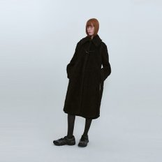 Fur Belted Coat_BLACK