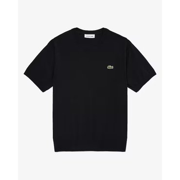 라코스테 25FW 여성 소프트 울 반팔 스웨터 AF101E-55N031(블랙)