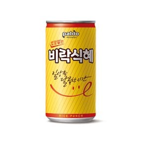 메가커피 팔도 밥알없는 비락 식혜 175ml 캔