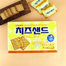 크라운 치즈샌드 240g / 크래커 사무실간식