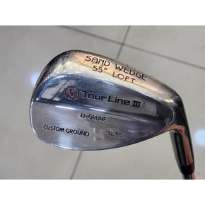 중고 TOUR LINE iii TL55 중고 샌드웨지 S 아이언 SAND WEDGE 55도 U-GRUVE CUSTOM GROUND