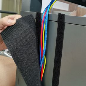 배선 전선 정리 케이블 선 컴퓨터 찍찍이 쫄대