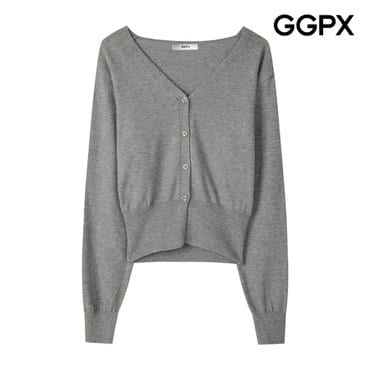 GGPX Y버튼 소프트 니트 가디건 (GP8KG010F)