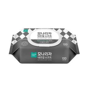 모나리자 내추럴 소프트캡 물티슈 100매 캡형 (S45251493)