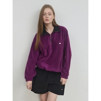 아노에틱 ANC SOFT HALF ZIP-UP FLEECE_PURPLE