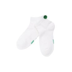 왁[WAAC]골프 (WGLCX24315WHX)여성 PomPom Short Socks