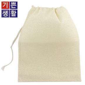 주방잡화 국산 천연 삼베주머니(대) 27x32 면보 거름망 육수망