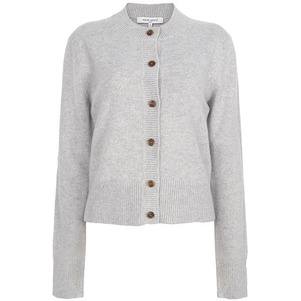 [부산점] 하자/메종키츠네 라이트그레이 베이비 폭스 울 카디건 LW00508KT1006 H120