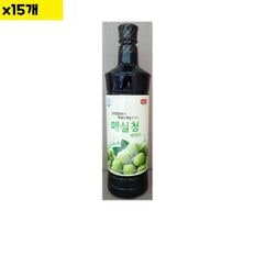 광야 매실청 970ml 1Kg x15개 음료원액 매실원액 매실음료 양념기름 식