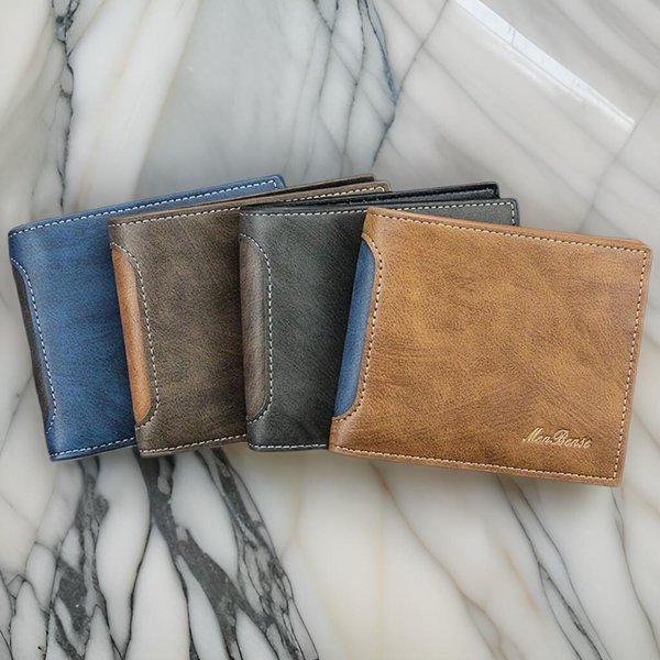 [옷자락] 남성 패션 데일리 가죽 빈티지 반지갑