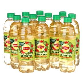 [해외직구] Lipton 립톤 수박맛 그린티 음료 보틀 500ml 12입