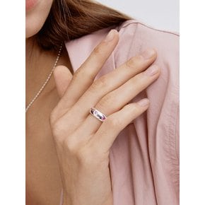 (SILVER925) Heart Dot Cubic Ring CR1820