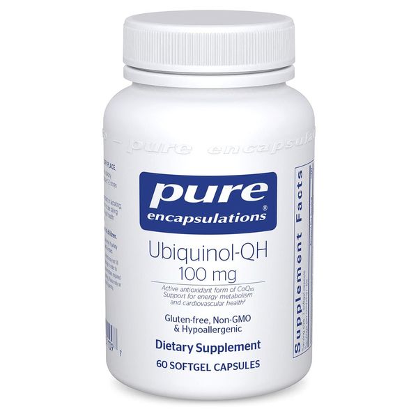 퓨어인캡슐레이션 유비퀴놀 Ubiquinol-QH 100mg 60정