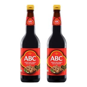 ABC 에이비씨 스위트 소이 소스 케챱 마니스 620ml 2개 Kecap Manis Sweet Soy Sauce