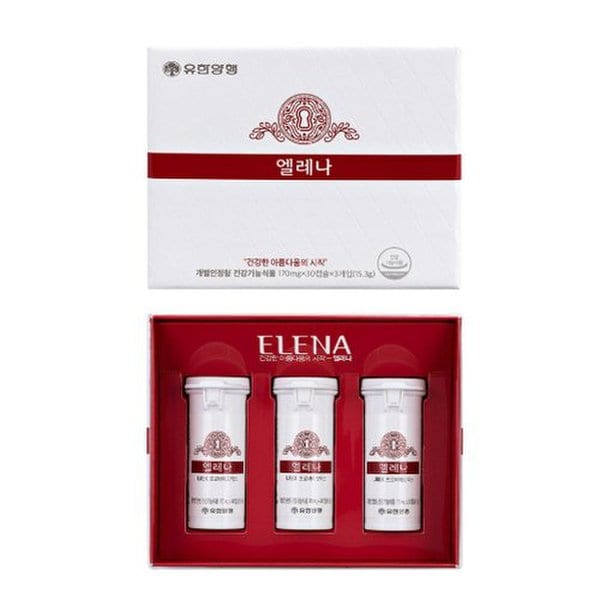 유한양행 엘레나 질건강 유산균 30캡슐 x 6개 (180캡슐) 180일분