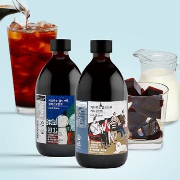 미센토 커피루소 콜드브루 2종 더치커피 500ml(커피모먼트/릴랙스모먼트)