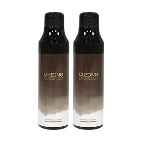 청담스타일 포레스트 블랙체인지 염색 새치 흰머리 샴푸 자연갈색 200ml x 2통