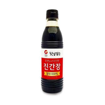 제이큐 MY 청정원 두번달인 진간장500ml X ( 2매입 )