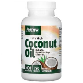 자로우포뮬라 Coconut Oil 엑스트라 버진 1000mg 소프트젤 120정