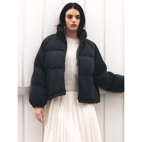 Knit Crop Down Jacket