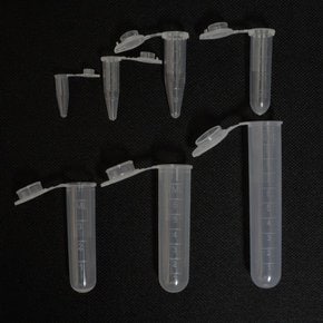 비멸균 마이크로 캡 0.5ml 원심 튜브 실험용 뾰족형 1개