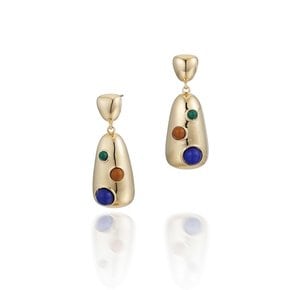 ELLA dot double earring