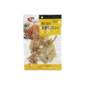 정화식품 통오징어 숯불다리구이 50g 5개