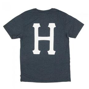 (허프 반팔티) CLASSIC H POCKET TEE-NAVY HEATHER