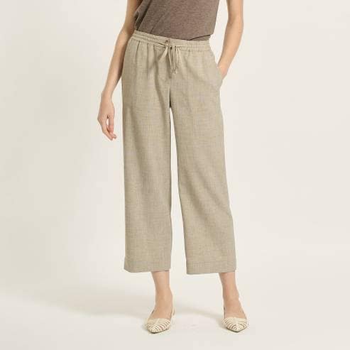BCBG 스트링 스트레이트 팬츠 (B5F7P381)