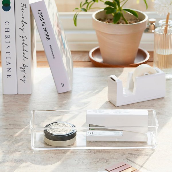 투명 깔끔 아크릴 수납함 24.6x8.2x5cm J52N903106000