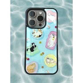 Lazy Cats Epoxy iPhone Case