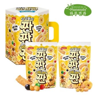  [하루견과] 심심풀이 짠짠짠 240g 1개/오징어맛칩/바나나칩/군옥수수맛콘