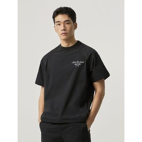 AIR THROUGH SHORT SLEEVE WIND PULLOVER-BLACK