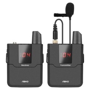 앱코 포터블 UHF 무선 송수신기 세트(WMP1/블랙)