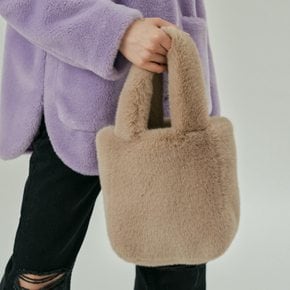 COYA eco fur mini bag [beige]